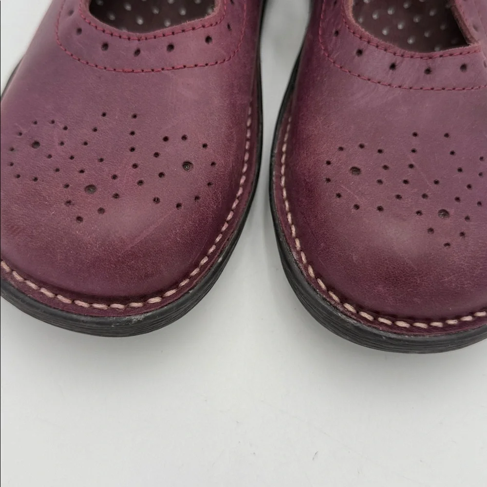 Du pareil au meme Elegant Burgundy Mary Jane Shoes kids 33 leather casual event